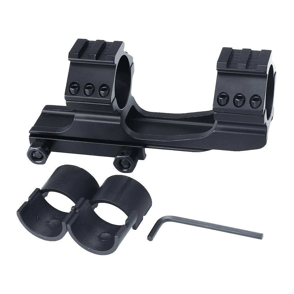 One-piece scope mount with 21 mm rail and 30 – 25.4 mm rings