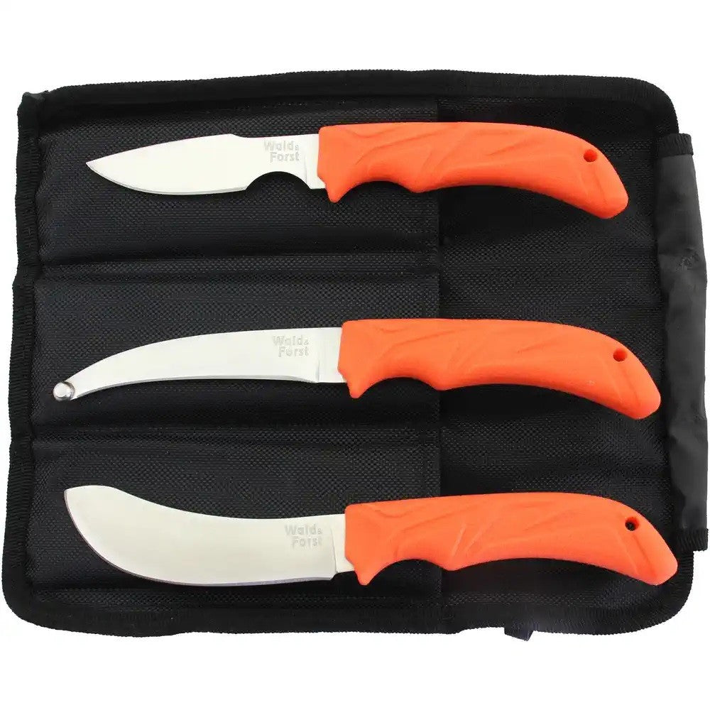 Wald & Forst 3-piece knife set made of 440A steel
