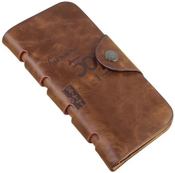 Faux leather document holder