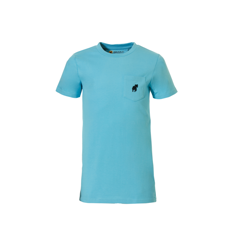 Tick-repellent children's Grizzly Laval T-shirt blue