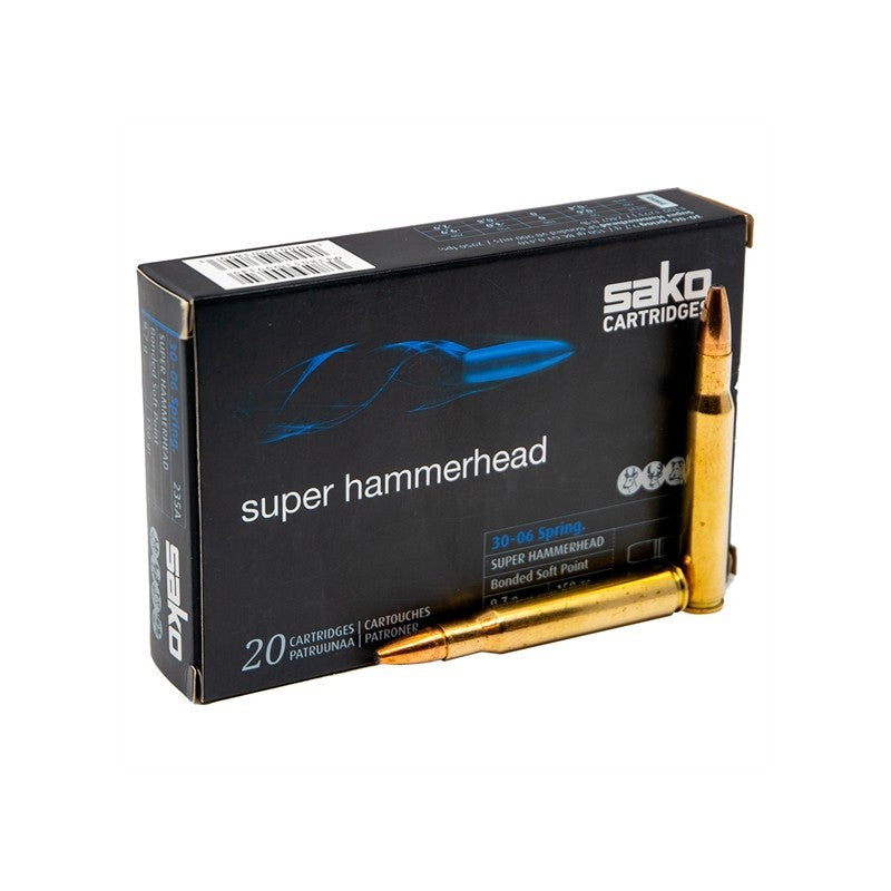 Šoviniai SAKO super hammerhead bonded soft point 30-06 9,7g 150gr.
