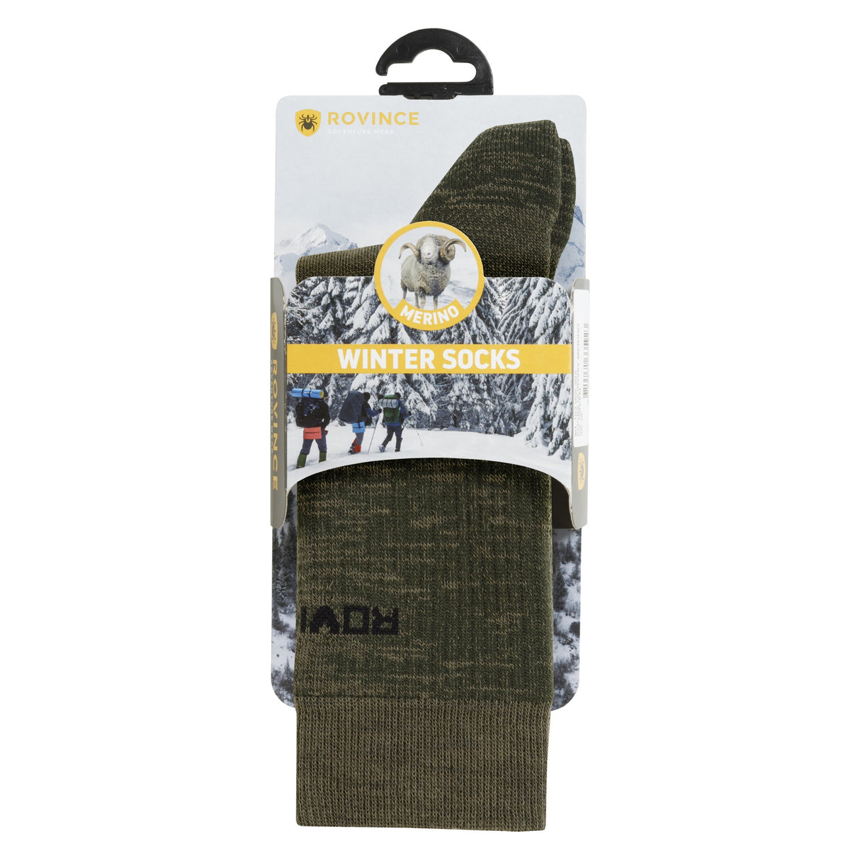 ROVINCE Norway Tick-Treated Merino Wool Socks (Green)