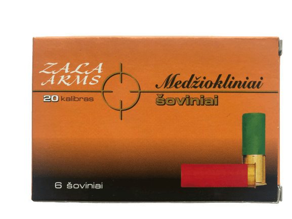 Patronas Zala 20/70 6,0 mm