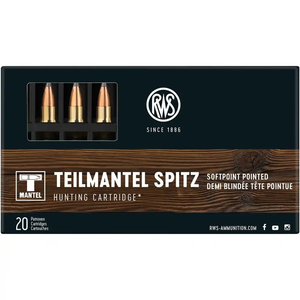 Ammunition RWS .223 Rem. Teilmantel 3.6g./ 55 gr.