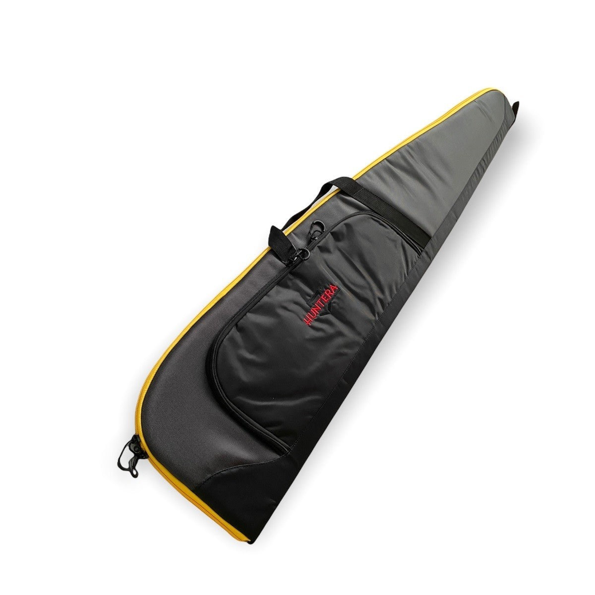 HUNTERA Black Rifle Case with Pocket