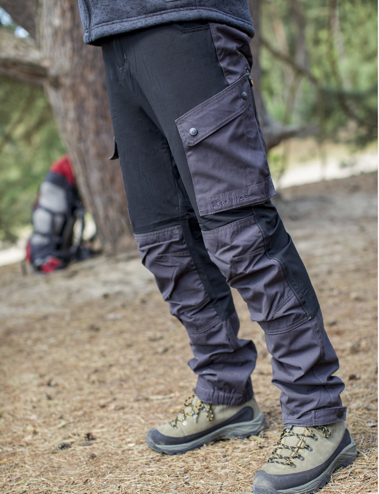 Rovince Tick-Repellent Men's Flexline Trousers (Grey)