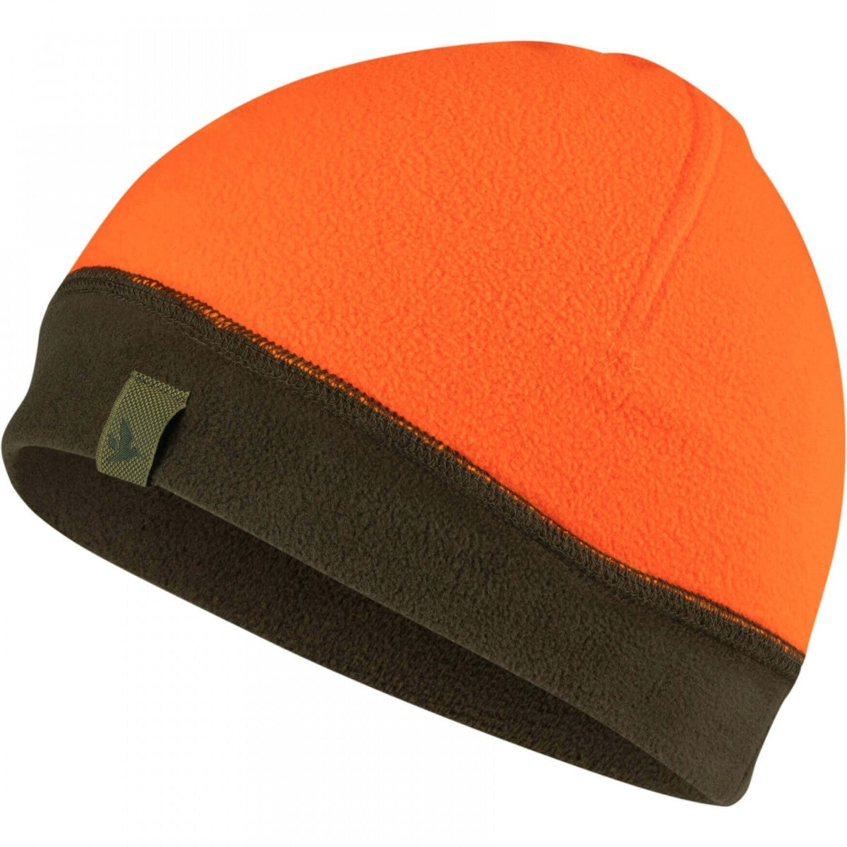 Cepure SEELAND Reversible fleece (priežu zaļš/izteikti oranžs) viens izmērs