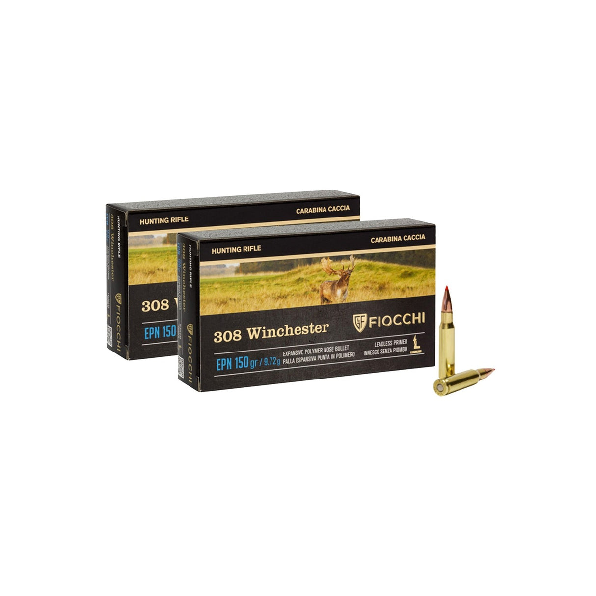 Ammunition FIOCCHI cal. 308 Win EPN 150 gr