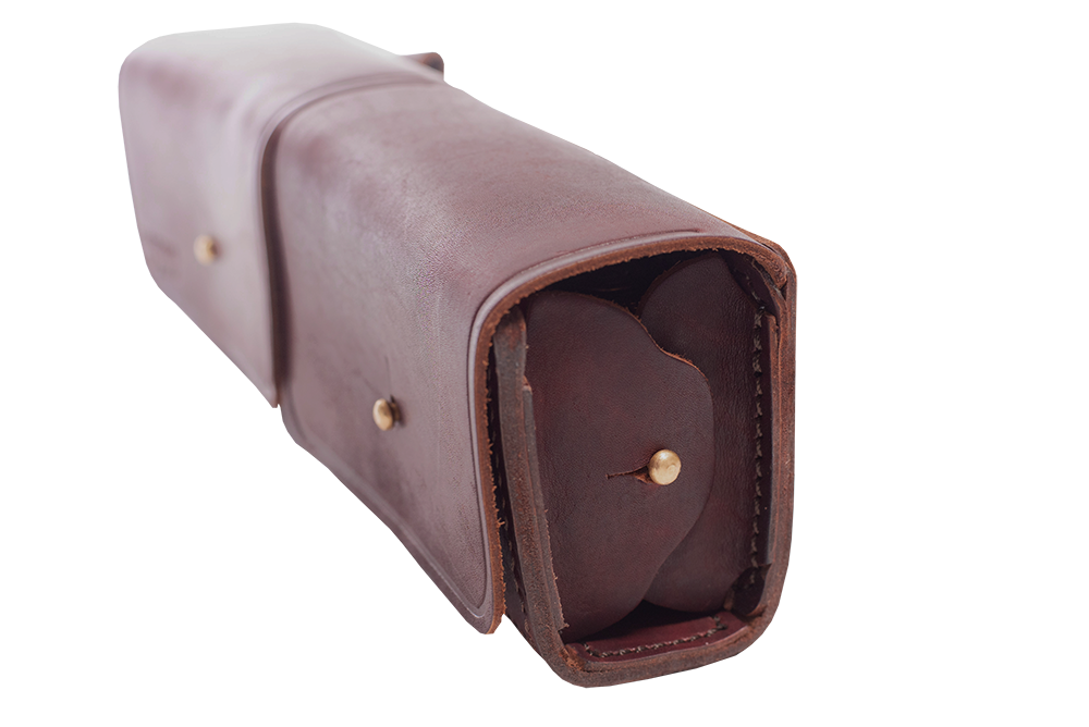 Natural leather HOLSTER for 12 ga. shotgun shells