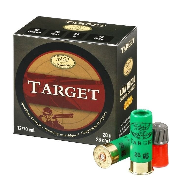 Zala Target 28g. 12ga. Sporting Shotgun Cartridge