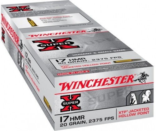 CARTRIDGES Winchester 17HMR SUPER-X JHP 20gr 50pcs