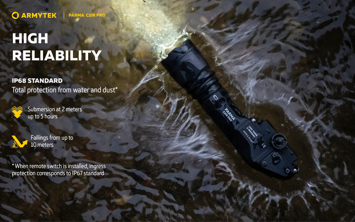 Armytek Parma C2IR PRO Flashlight with INFRARED