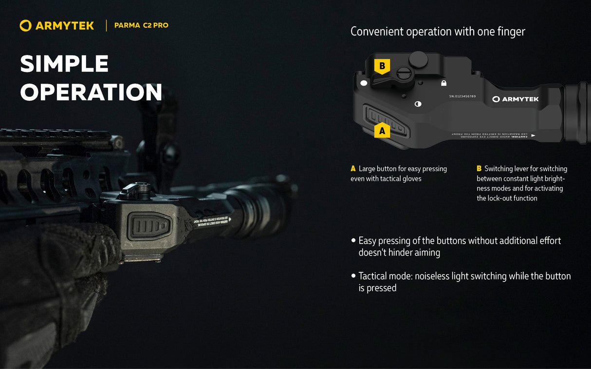 Prožektorius Armytek Parma C2 PRO