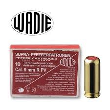 WADIE 9mm R PV Gas Pistol Cartridges