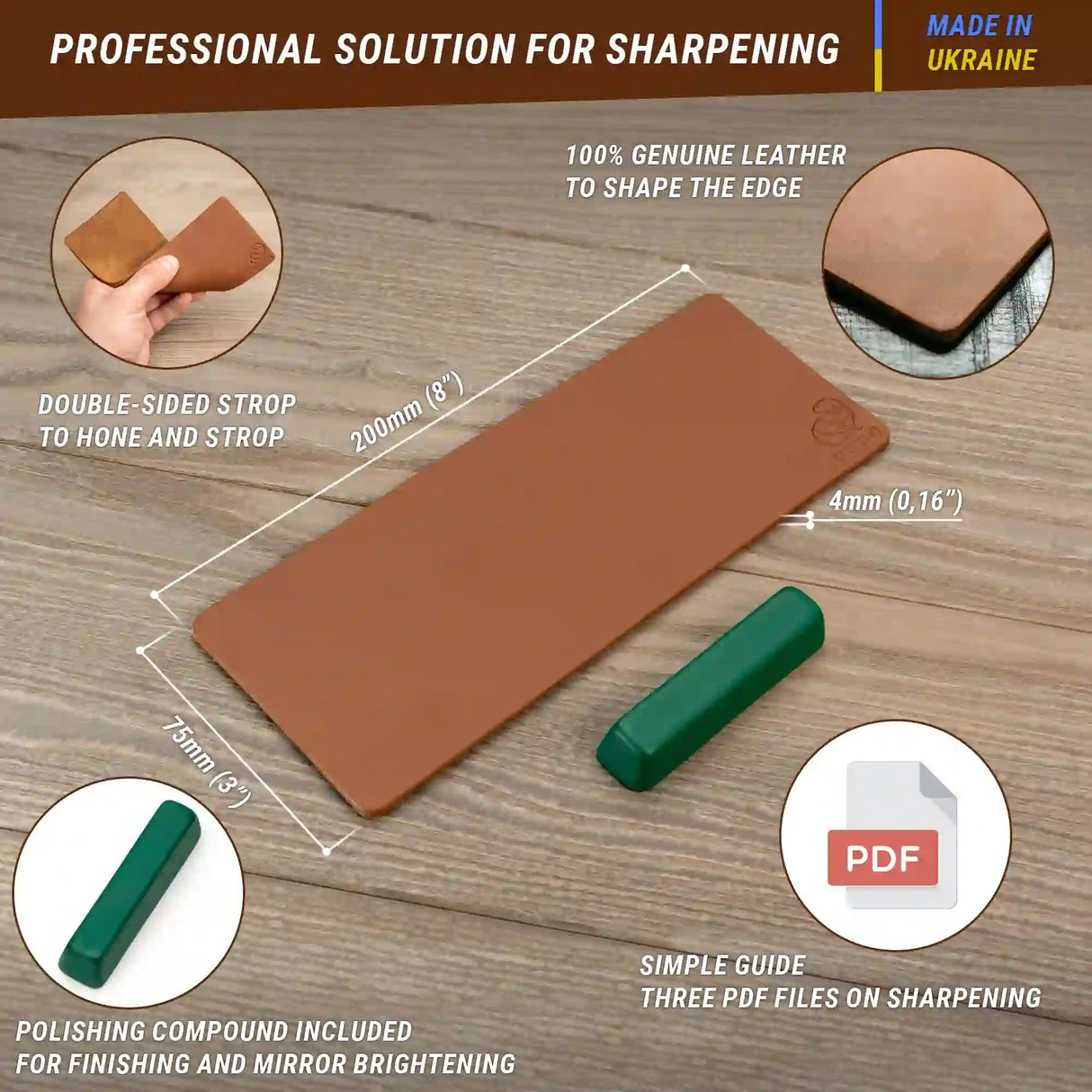 BeaverCraft LS2P1 200 mm Sharpener