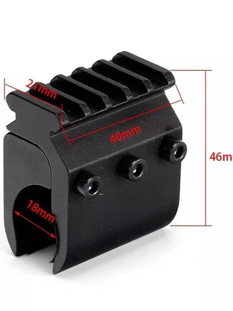Picatinny mount for smoothbore shotgun