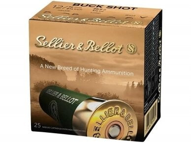 Cartridge Sellier&Bellot Buck Shot 12/70 36 g. 6.09 mm.