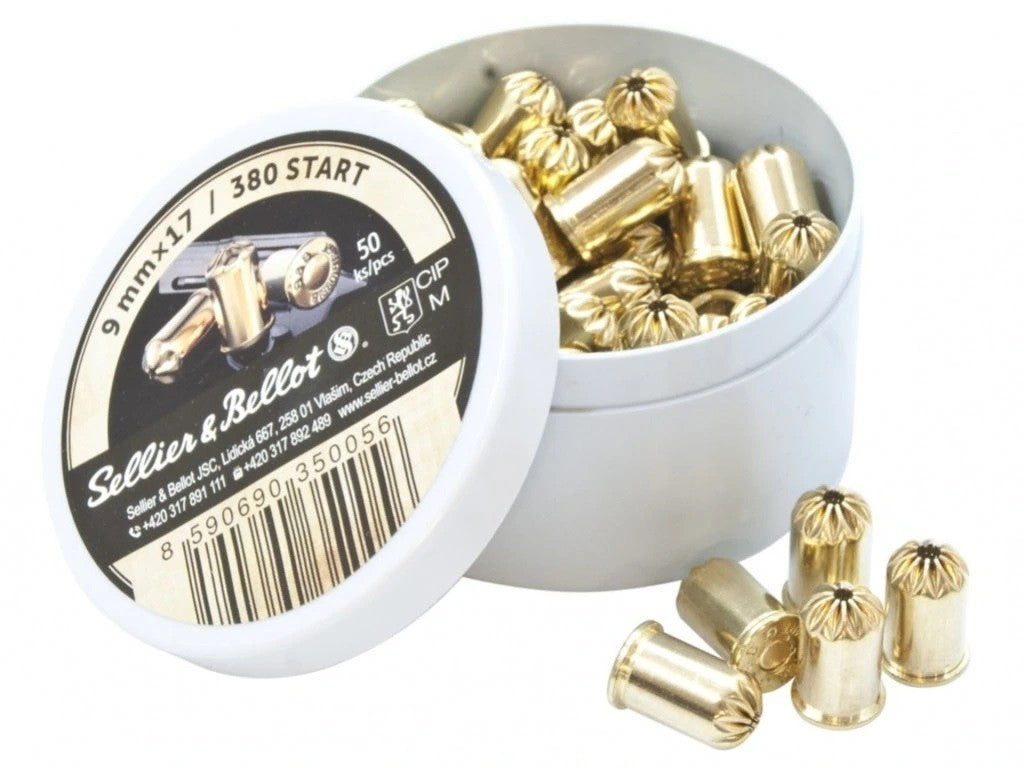 Sellier&Bellot patronas revolverim 9 mm skaņas