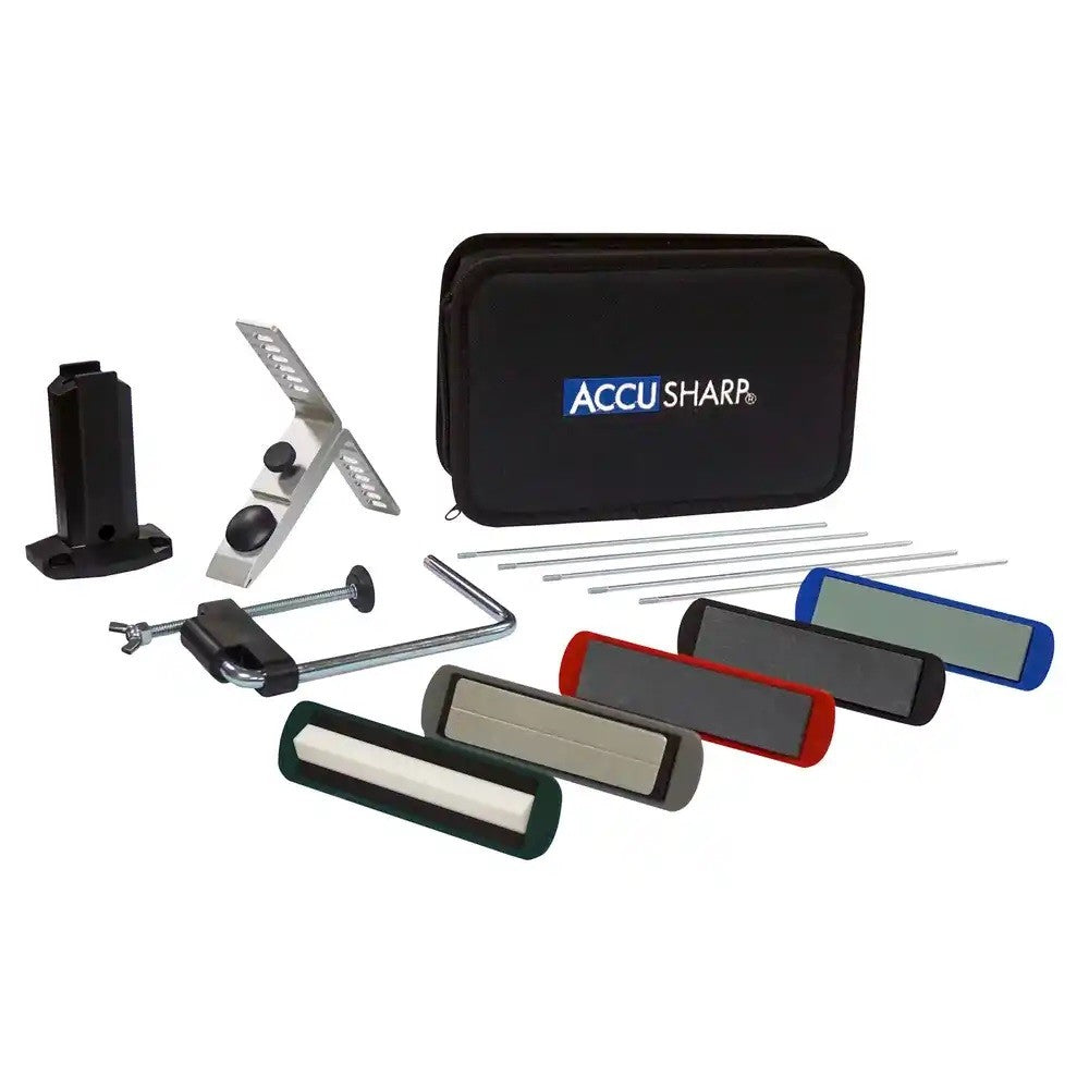 Accusharp Precision Kit knife sharpener set, 5 stones