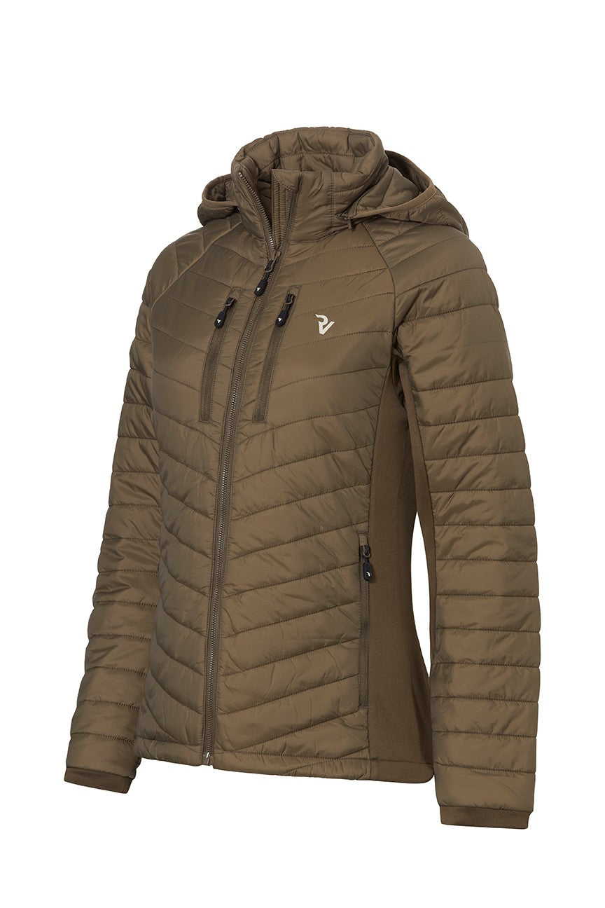 Impregnated against ticks ROVINCE women's jacket Padded Green Women