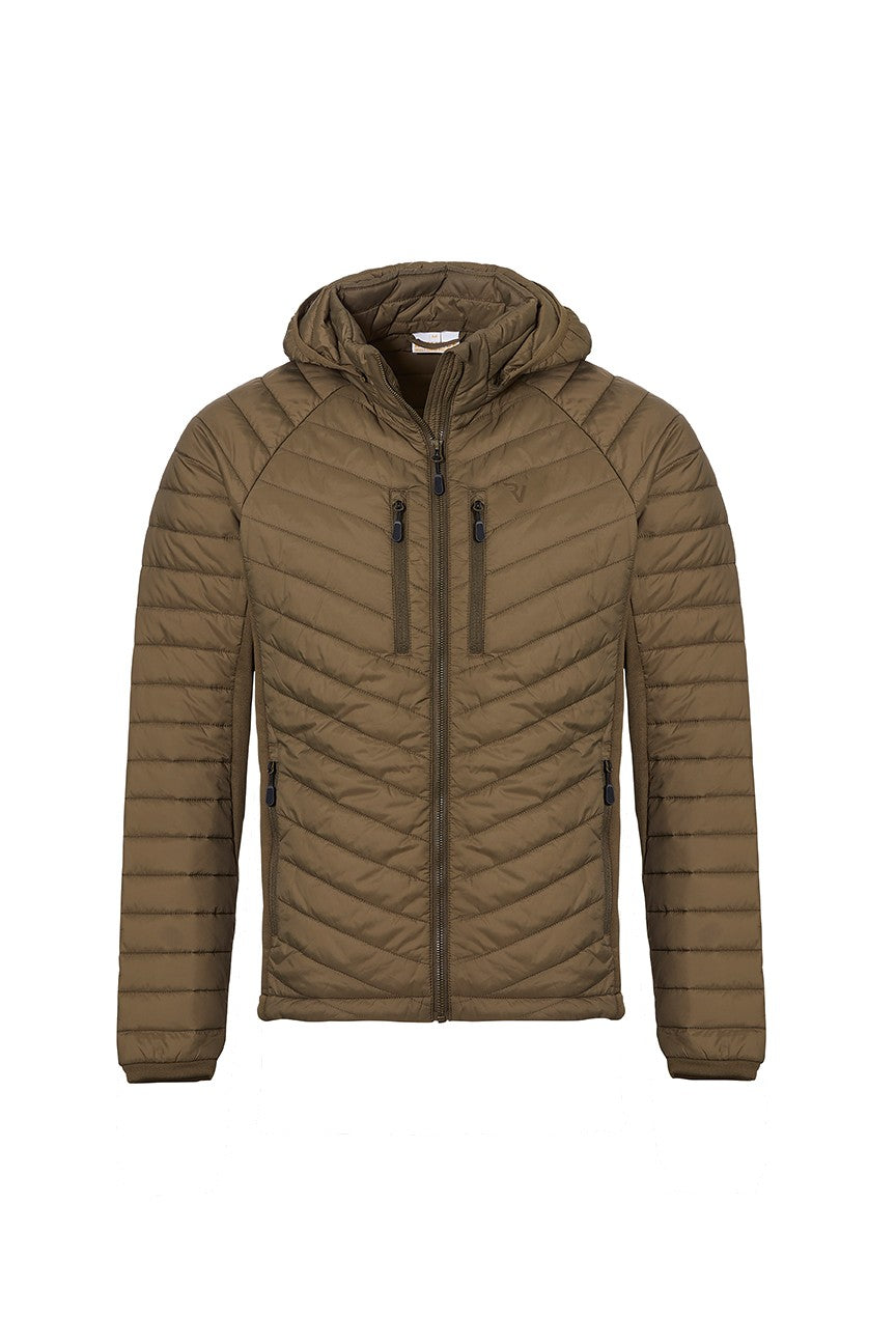 Impregnuota nuo erkių ROVINCE vyriška striukė Jacket Padded Green