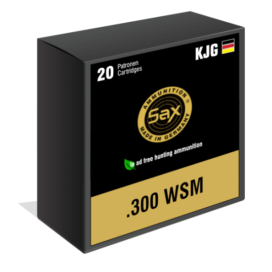 Cartridges Sax .300 WSM KJG-SR (8.00 g)