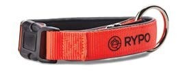 Rypo Nylon antkaklis šuniui oranžinis S dydžio 28-29 cm
