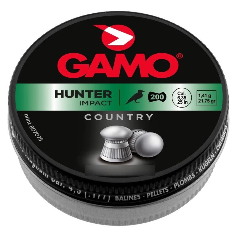 Gamo HUNTER Impact 6.35mm airgun pellets 200 pcs.