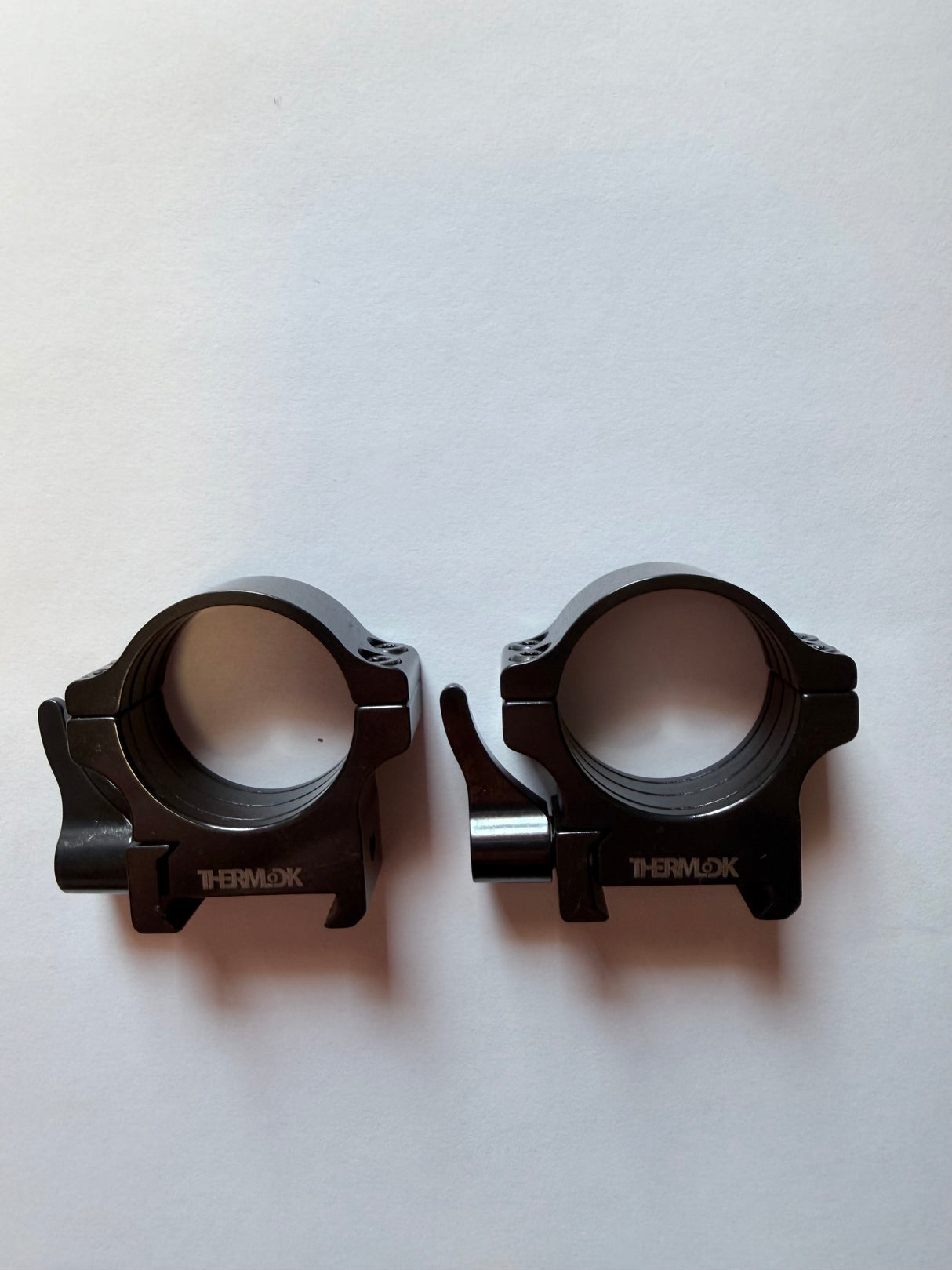 THERMLOCK greito nuėmimo plieniniai optinio taikiklio laikikliai 9mm. aukščio