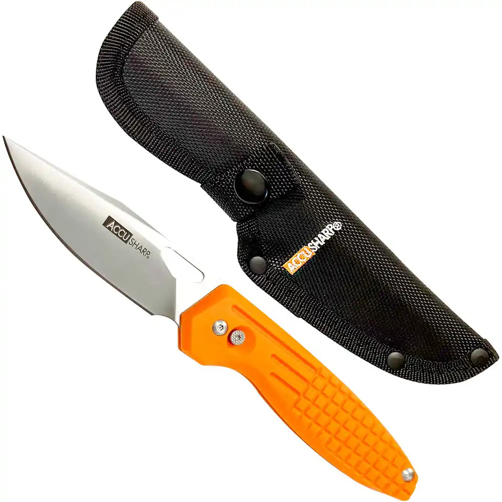Accusharp Klappmesser medžioklinis peilis su atlenkiamomis ašmenimis