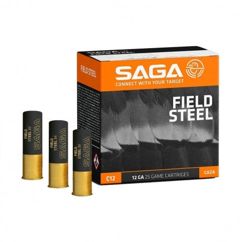 Cartridges SAGA FIELD 32 STEEL Cal. 12/70 32g 3.5 mm No. 3