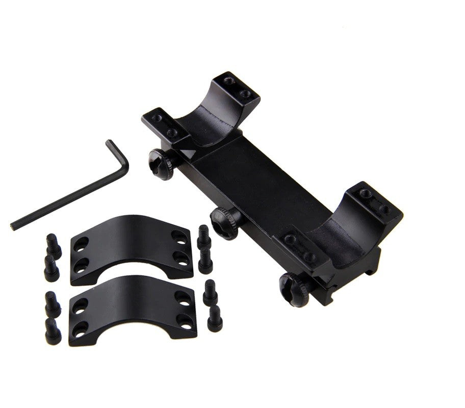 One-piece scope mount with 20mm rail and 25.4mm rings