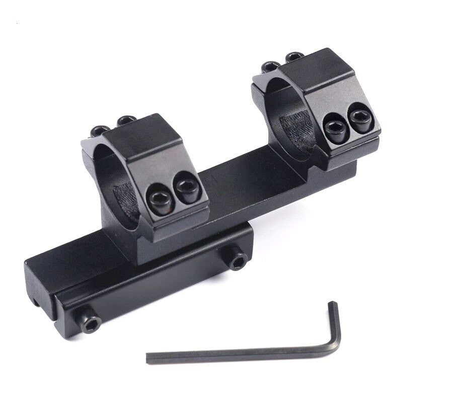 One-piece scope mount with 11mm rail and 25.4mm rings