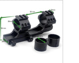 One-piece scope mount with 21 mm rail and 30 – 25.4 mm rings