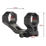 One-piece scope mount with 20mm rail and 30mm rings