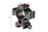 Optical sight mount 30 - 25.4mm with 20mm attachment