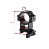 Quick release scope mount 30mm ring with 20mm rail attachment