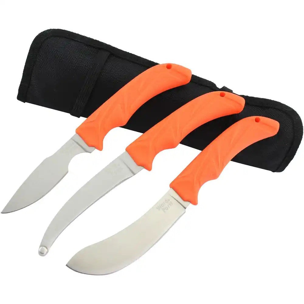 Wald & Forst 3-piece knife set made of 440A steel
