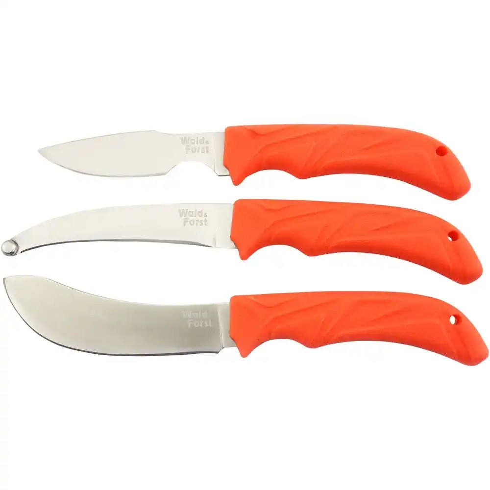 Wald & Forst 3-piece knife set made of 440A steel
