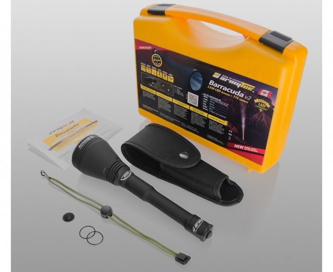 Prožektors ARMYTEK Barracuda v2, vēsi balts
