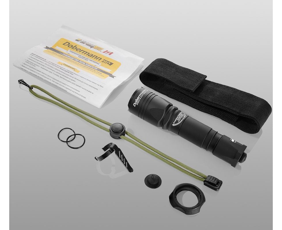 Flashlight ARMYTEK Dobermann Pro, cool white