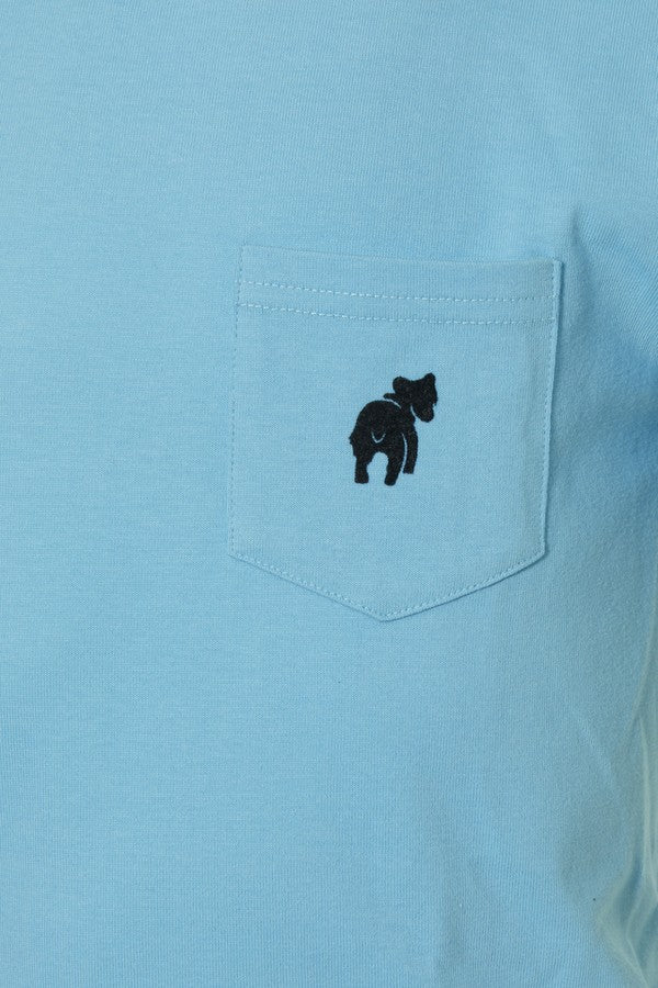 Tick-repellent children's Grizzly Laval T-shirt blue