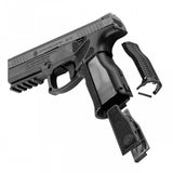 Steyr M pistol, 9x19 caliber, A2 MF, 19 rounds.