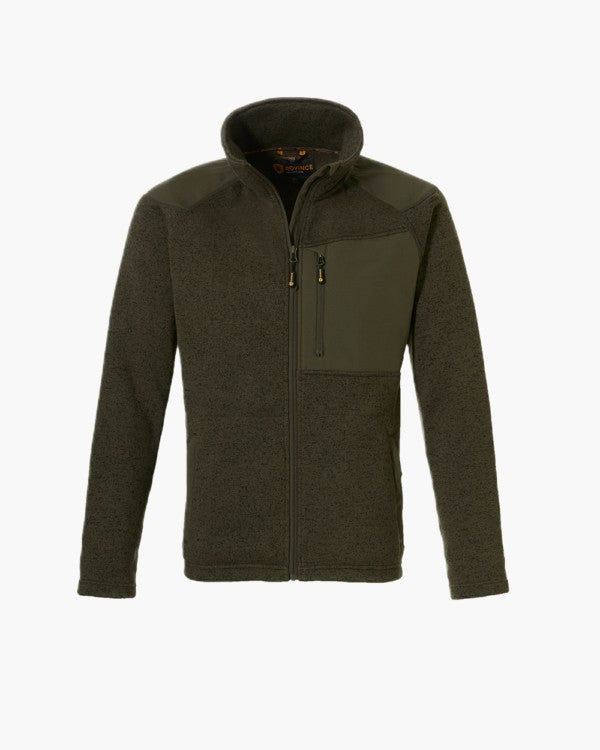 Tick-repellent treated ROVINCE Men's Sweater COARSE (green)