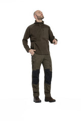 Tick-repellent treated ROVINCE Men's Sweater COARSE (green)