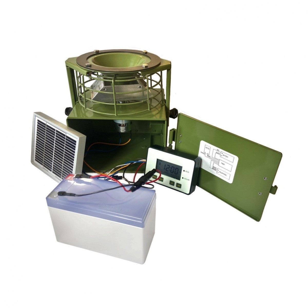 HUNTERA 12V HU22L Automatic Feeder with Solar Panel