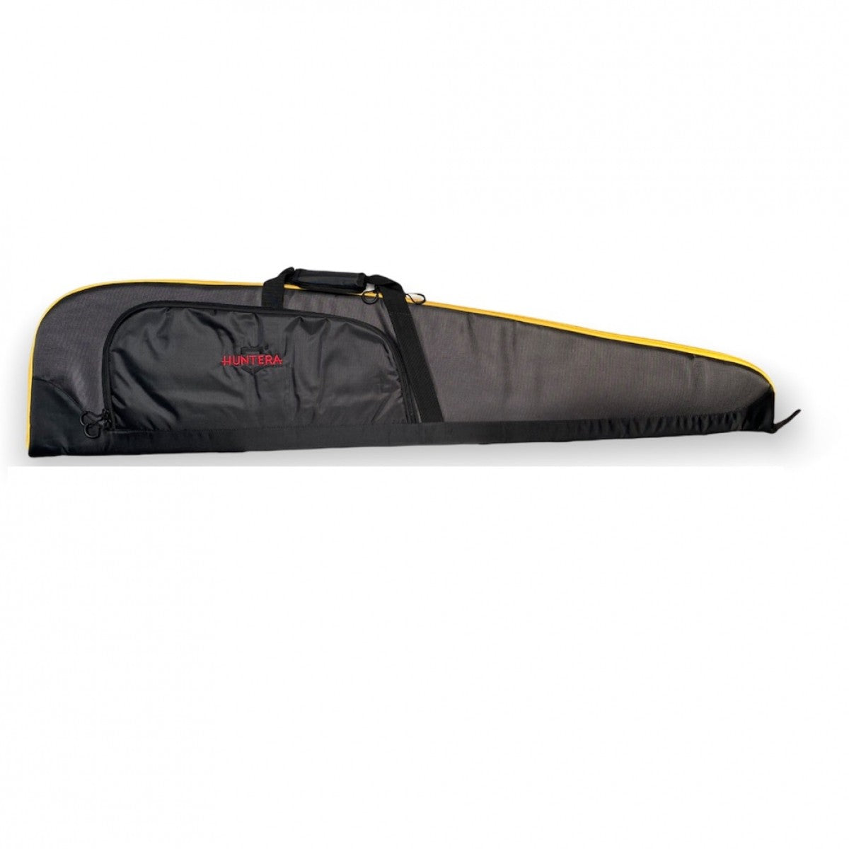 HUNTERA Black Rifle Case with Pocket