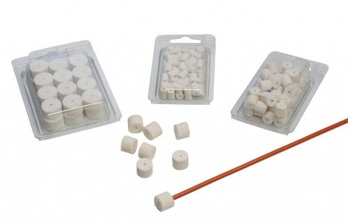 Veltinių valymo šepetėlių rinkinys dėžutėje kal. 6 mm (50 vnt)