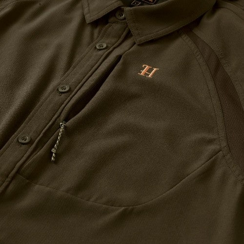 Harkila Herlet Tech L/S Men's Shirt (Willow green)