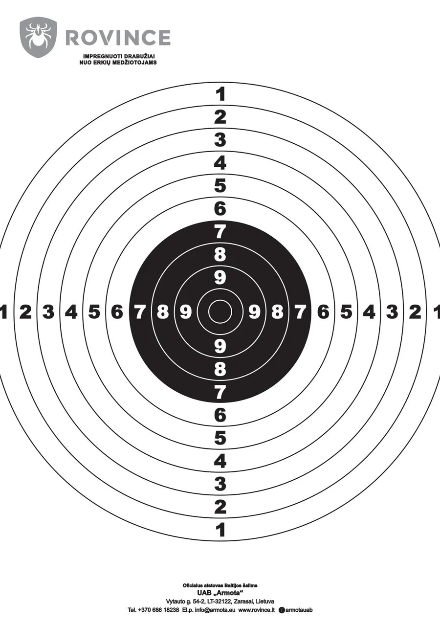 Paper target 480x680 mm